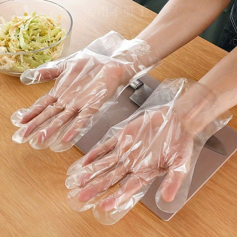 500pcs/1000pcs  Food Grade Transparent Disposable Gloves