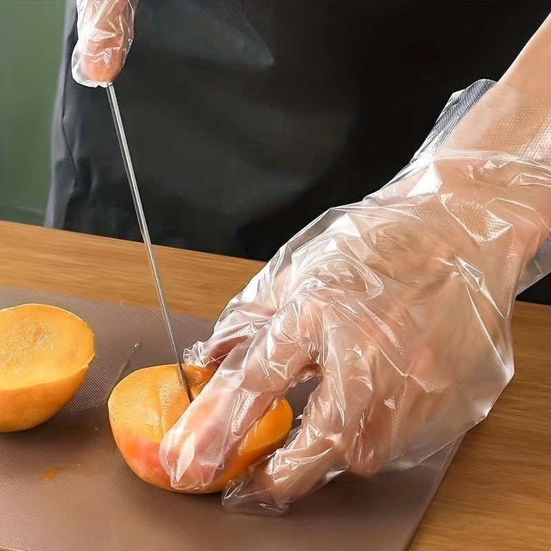 500pcs/1000pcs  Food Grade Transparent Disposable Gloves