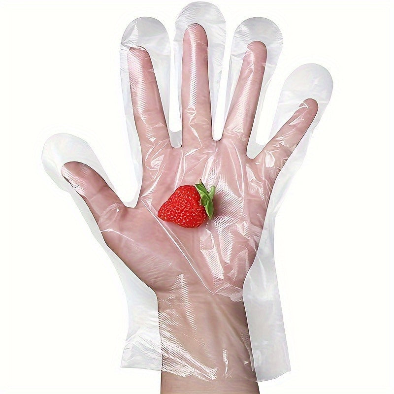 500pcs/1000pcs  Food Grade Transparent Disposable Gloves