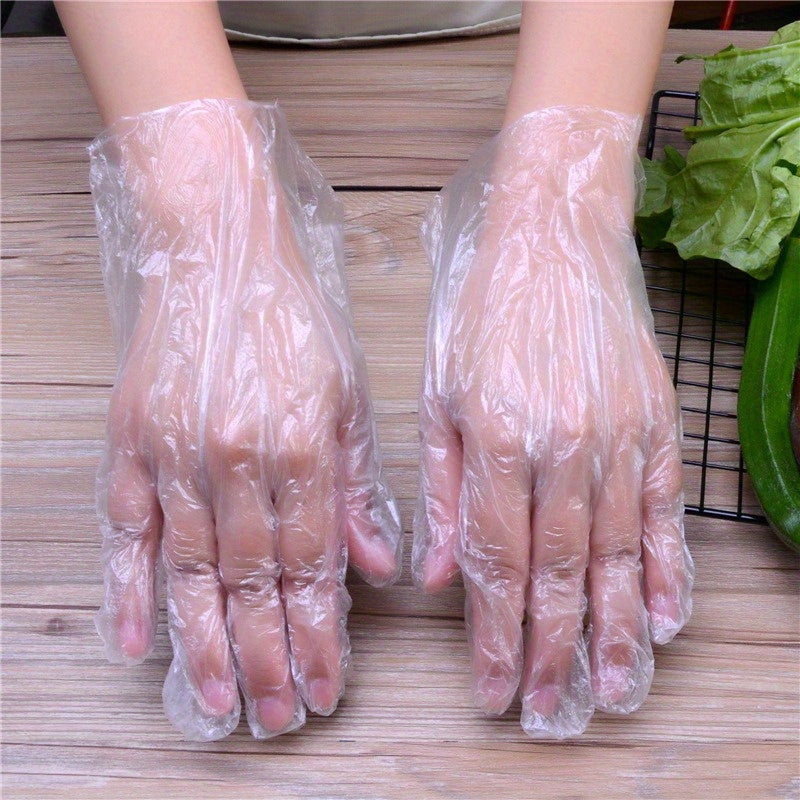 500pcs/1000pcs  Food Grade Transparent Disposable Gloves