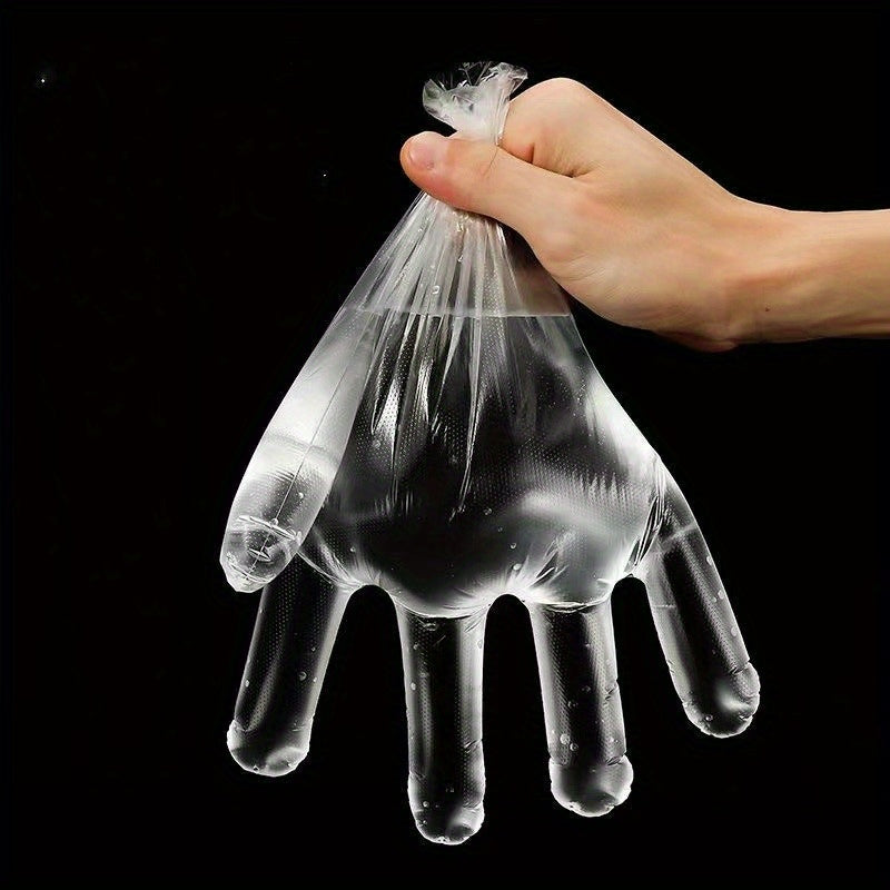 500pcs/1000pcs  Food Grade Transparent Disposable Gloves